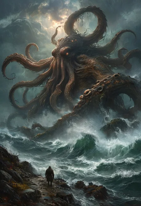 cinematic giant kraken