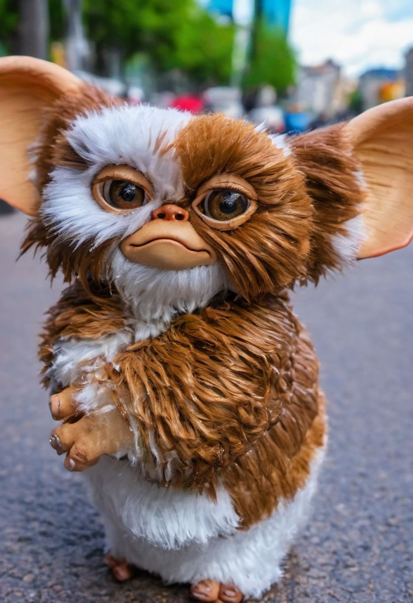 (#giz#:1.0), amazing world, vivid colors, detailed , portrait in street of city,furry,cute,hiperrealistic, 35mm, detailed, highlyquality, masterpiece, award-winningphotography, fine-tuning, 8k,( ultrarealist photography :1.3)