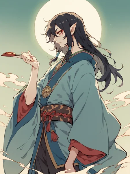 score_9, score_8_up, score_7_up, score_6_up,  <lora:m0n0n0k3XLP:1> m0n0n0k3, 1girl, black hair,