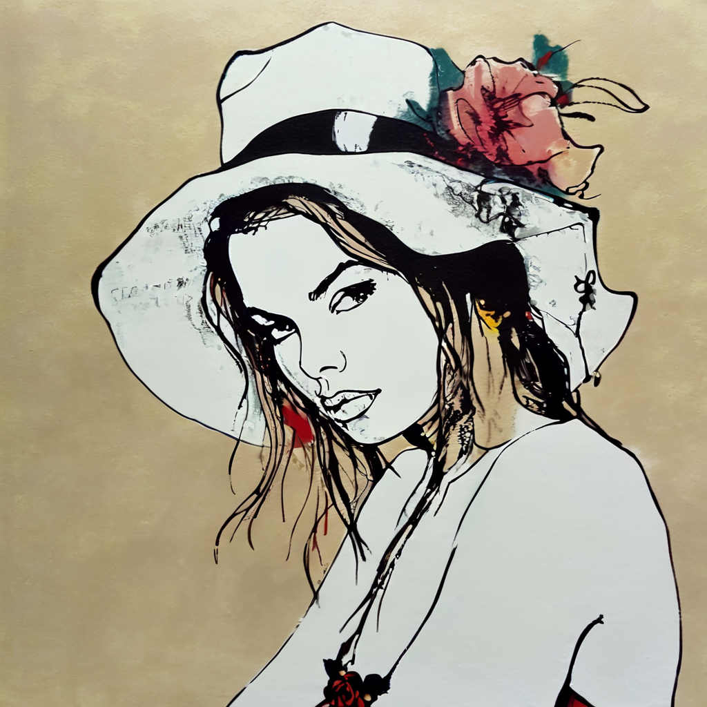 bdufour2  gangster girl <lora:bdufour2:1>