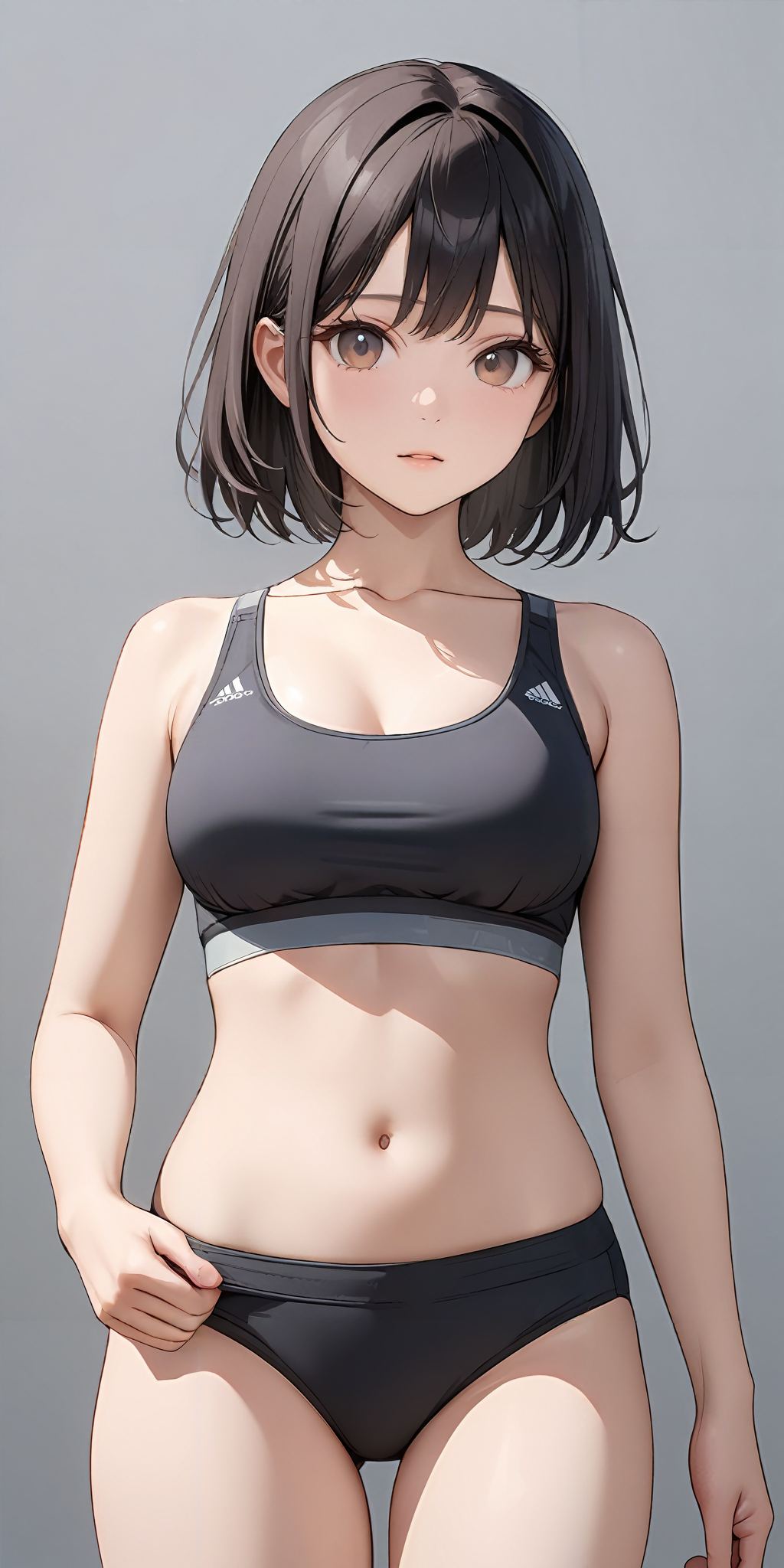 masterpiece,ultra-detailed,best quality,8K,illustration,simple background,girl,cowboy shot,
<lora:add-detail-xl:1>   <lora:jyojishitagi_SP_XL_V1.0:0.5> jyojipan, panties,training bra