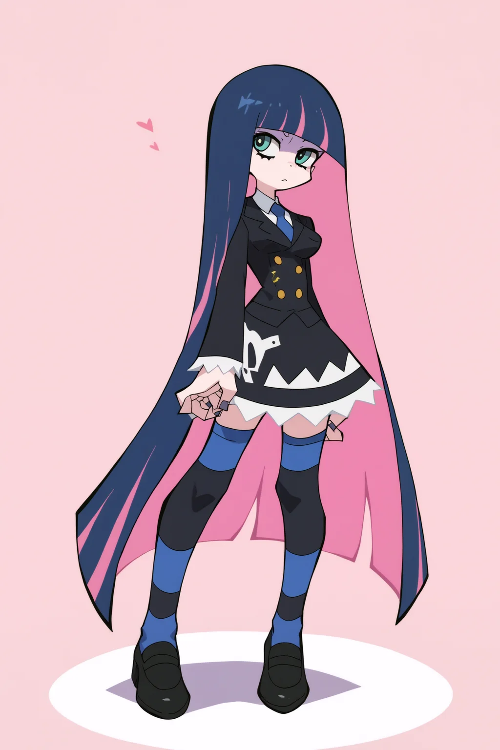 score_9, score_8_up, score_7_up, score_69_up, perfect anatomy, stocking anarchy, uniform <lora:panSto-multicharacter-PDXL:0.8>