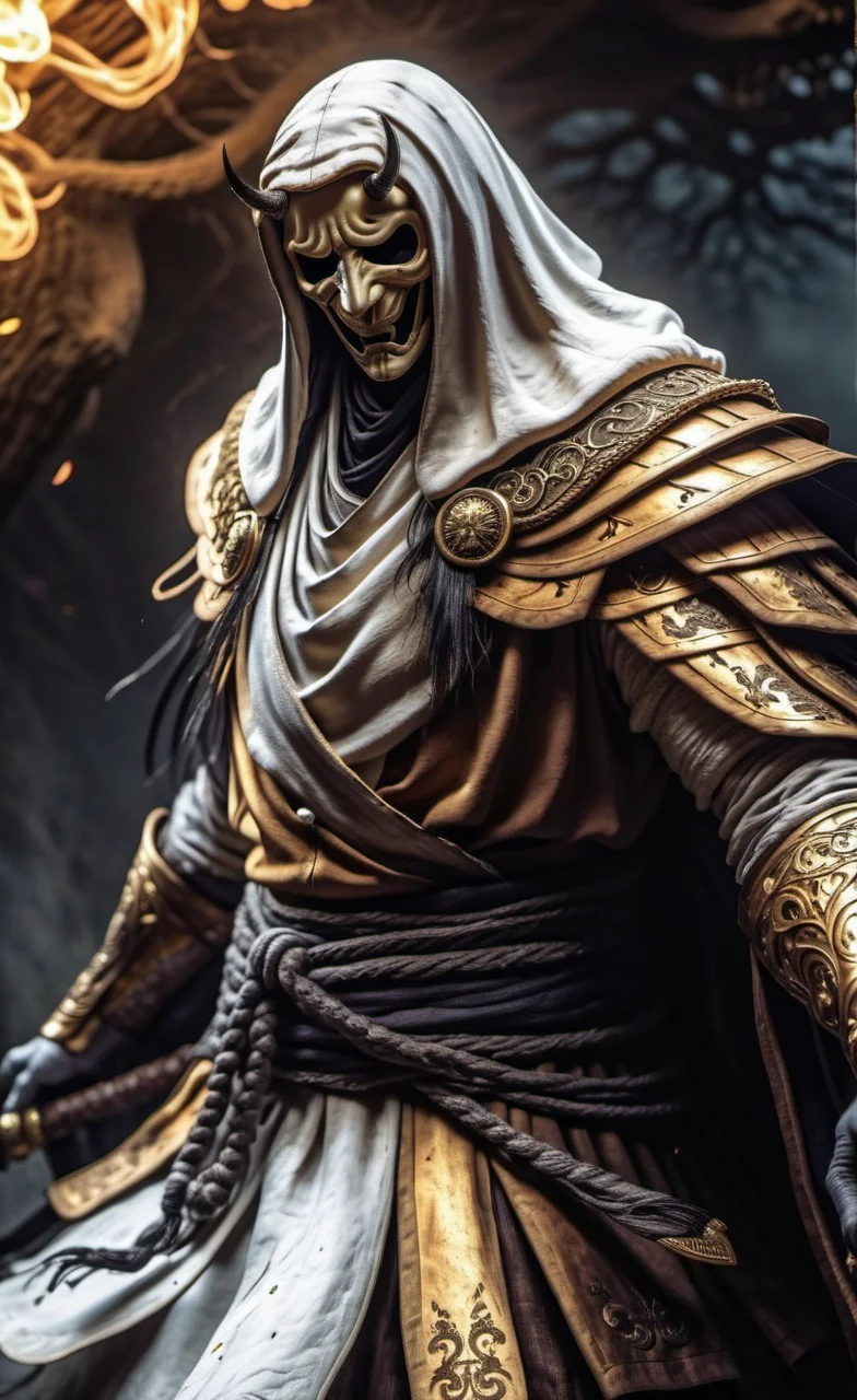 <lora:monk-000004:0.8>,crptedmonk,Dark fantasy, shadow knights, (( white and gold plug suit, black smoke in plug suit)), (burning eyes:1), (white, gold hooded cloak of leather material),(fractal art:1.2), cave background, transparency, caustics, optics, surreal, magic,
masterpiece, perfect anatomy, 32k UHD resolution, best quality, highres, realistic photo, professional photography,cinematic angle, reflaction lights