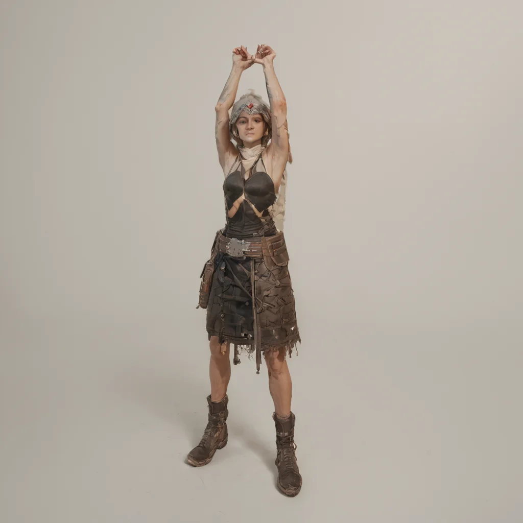score_9, score_8_up, score_7_up, Arrisa, front view, full body, doodle, arms folded, conveying defensiveness,chaparral BREAK <lora:ARRISA-12:1>