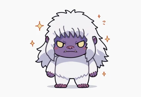 score_9, score_8_up, score_7_up, best quality, masterpiece, source_anime, zPDXL3, BREAK
<lora:umaro_FF6_PONYXL:1>monster , umaro, yeti_(creature) ,  chibi, simple background,
