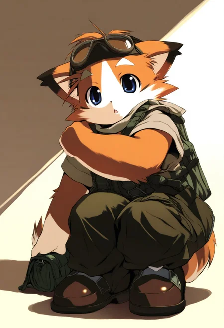 masterpiece, high score, great score, absurdres, year 2009, safe, 1boy, zuppu11 type 1, furry, cute, kemono