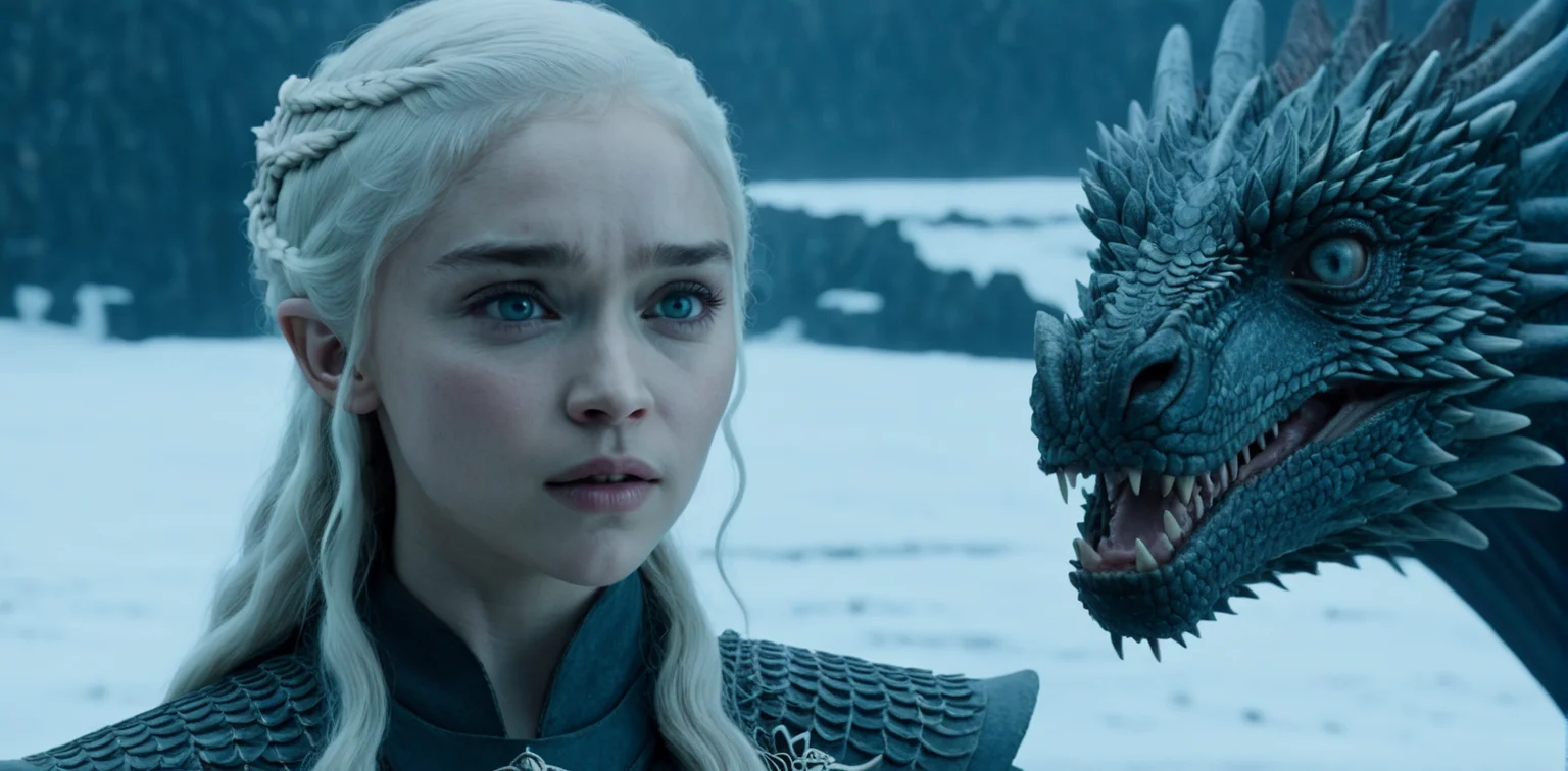 (Movie Still) from Game of Thrones , (extremely intricate:1.3), (realistic), portrait of a girl, the most beautiful in the world, Daenerys Targaryen, blonde hair, long hair, blue eyes, behind her is a dragon, monster, teeth, snow, (detailed face, detailed eyes, clear skin, clear eyes), photorealistic, award winning, professional photograph of a stunning woman detailed, sharp focus, dramatic, award winning, cinematic lighting, volumetrics dtx
<lora:JuggerCineXL2:1.0>