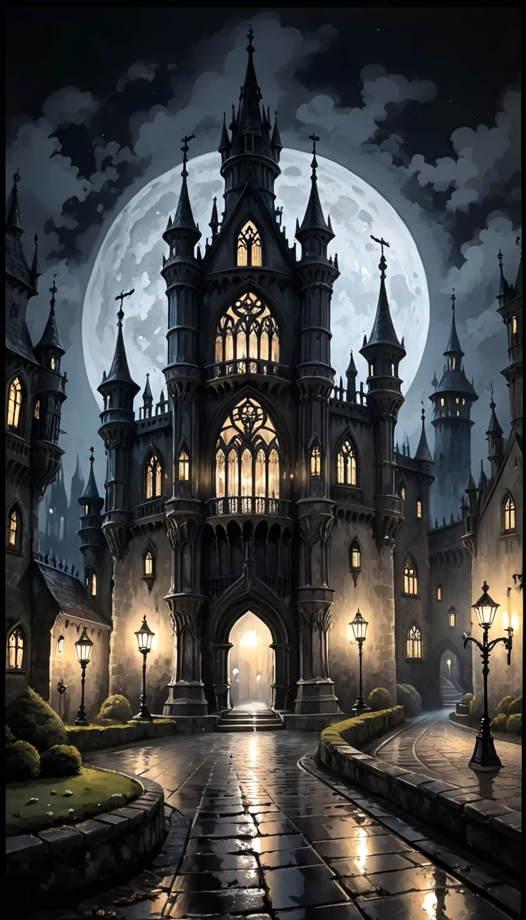 positiv Clip L:
(Paint a cursed Gothic castle courtyard at night) (Cute and fluffy anime style) ,
positiv Clip G:
watercolor painting . vibrant, beautiful, painterly, detailed, textural, artistic, Ink Dripping Drawing, ink drawing, dripping ink, Japanese Ink Drawing, ink drawing, inkwash, Japanese Ink Drawing (Paint a cursed Gothic castle courtyard at night) (Cute and fluffy anime style) ,