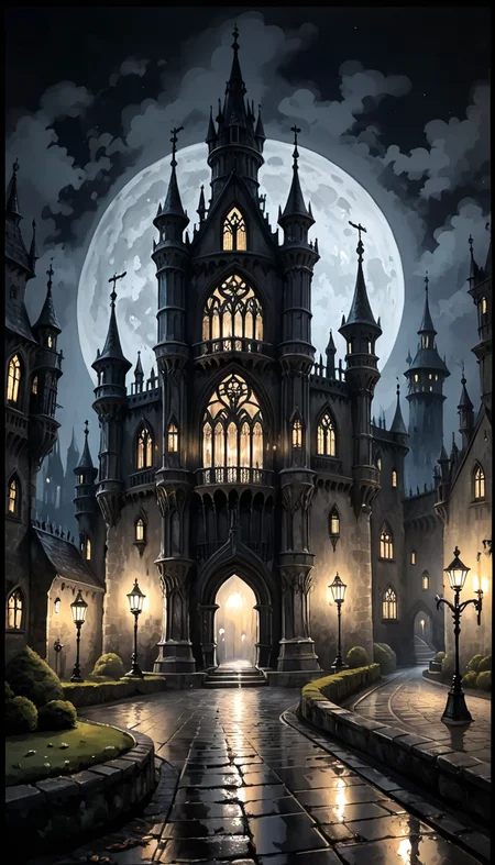 positiv Clip L:
(Paint a cursed Gothic castle courtyard at night) (Cute and fluffy anime style) ,
positiv Clip G:
watercolor painting . vibrant, beautiful, painterly, detailed, textural, artistic, Ink Dripping Drawing, ink drawing, dripping ink, Japanese Ink Drawing, ink drawing, inkwash, Japanese Ink Drawing (Paint a cursed Gothic castle courtyard at night) (Cute and fluffy anime style) ,