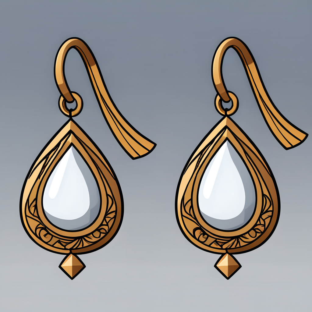a earings,
white background, simple background, detailed anime style,game icon, 
<lora:anime_game_icon:1>