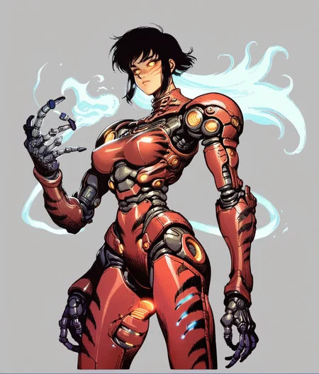 monstergirl, retroscifi, glowing energy veins, stripes, noseless, cyborg, body art, anime
score_8_up <lora:Retroscifi-Pony1-000011:1>