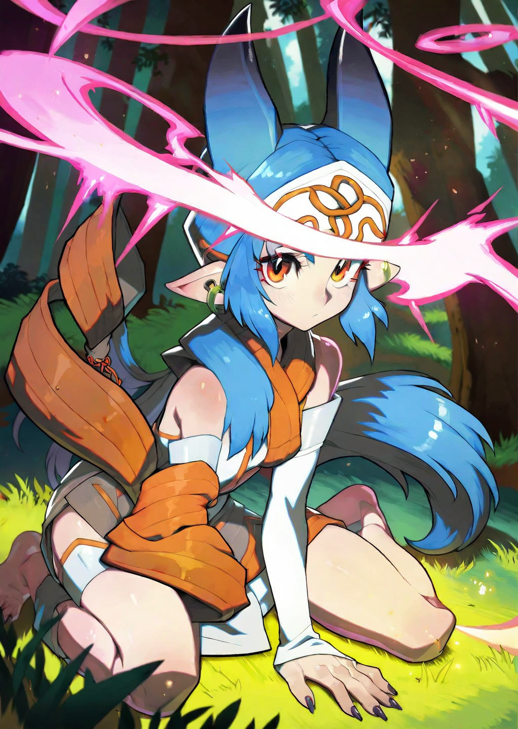by hata, by ninomae by yogisya,
1girl 
extremely beautiful detailed piercing eyes,
1 female druid healing animals in forest. glowing particles, celtic knot, mythical
masterpiece, best quality, high quality, highres, absurdres, very detailed, high resolution, sharp, sharp image, 8k, vivid, colorful, stunning, anime,   aesthetic