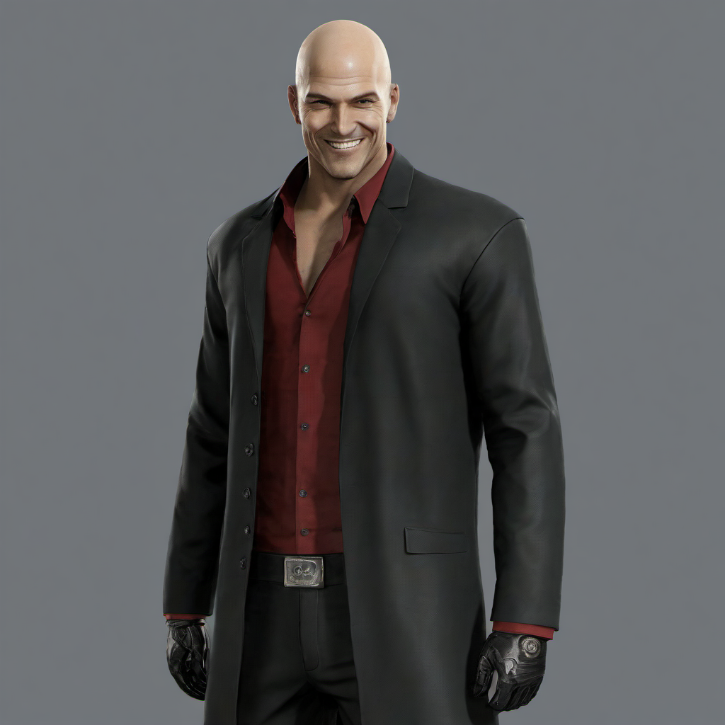 masterpiece,high quality,
 <lora:PE_Hitman47:0.8>  PEHitman,
smiling,very happy,big smile