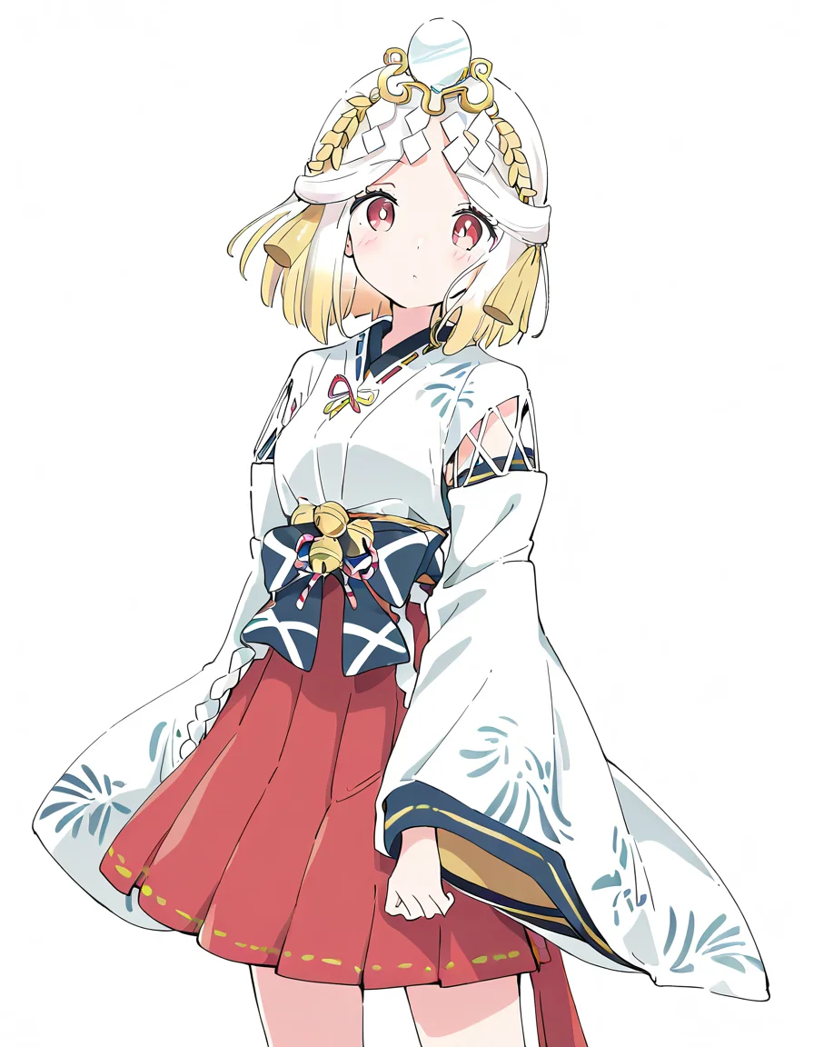 yuzuanjin,1girl,solo,looking at viewer,simple background,white background,cowboy shot,<lora:yuzuanjinC-000008:1>,, masterpiece, best quality, very aesthetic, absurdres,newest, incredibly absurdres,, (Ixy:0.6)),(hiten \(hitenkei\):0.7),
