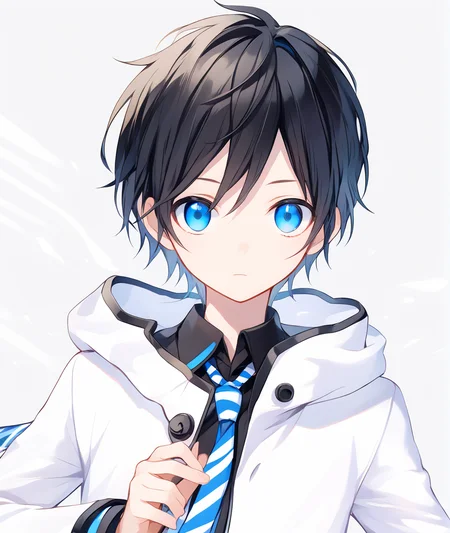 score_9, score_8_up, score_7_up, source_anime, BREAK
masterpiece, best quality,
1boy, solo, ds2 protagonist, black hair, short hair, blue eyes,
white jacket, hooded jacket, black shirt, striped necktie,
(masterpiece, best quality:1), upper body
<lora:ds2_protagonist.pdxl-00008:1>