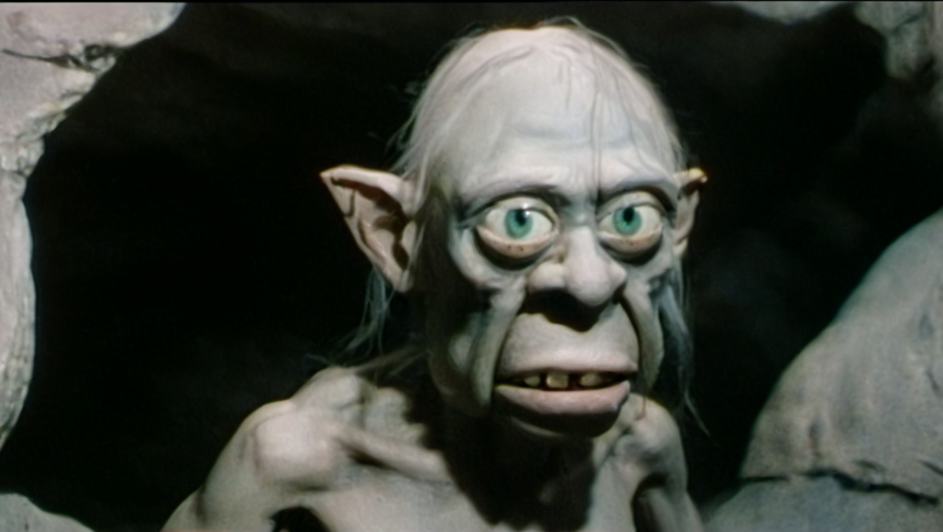 a close up of Gollum in a cave<lora:Skrotnisse-SDXL-v1:1>