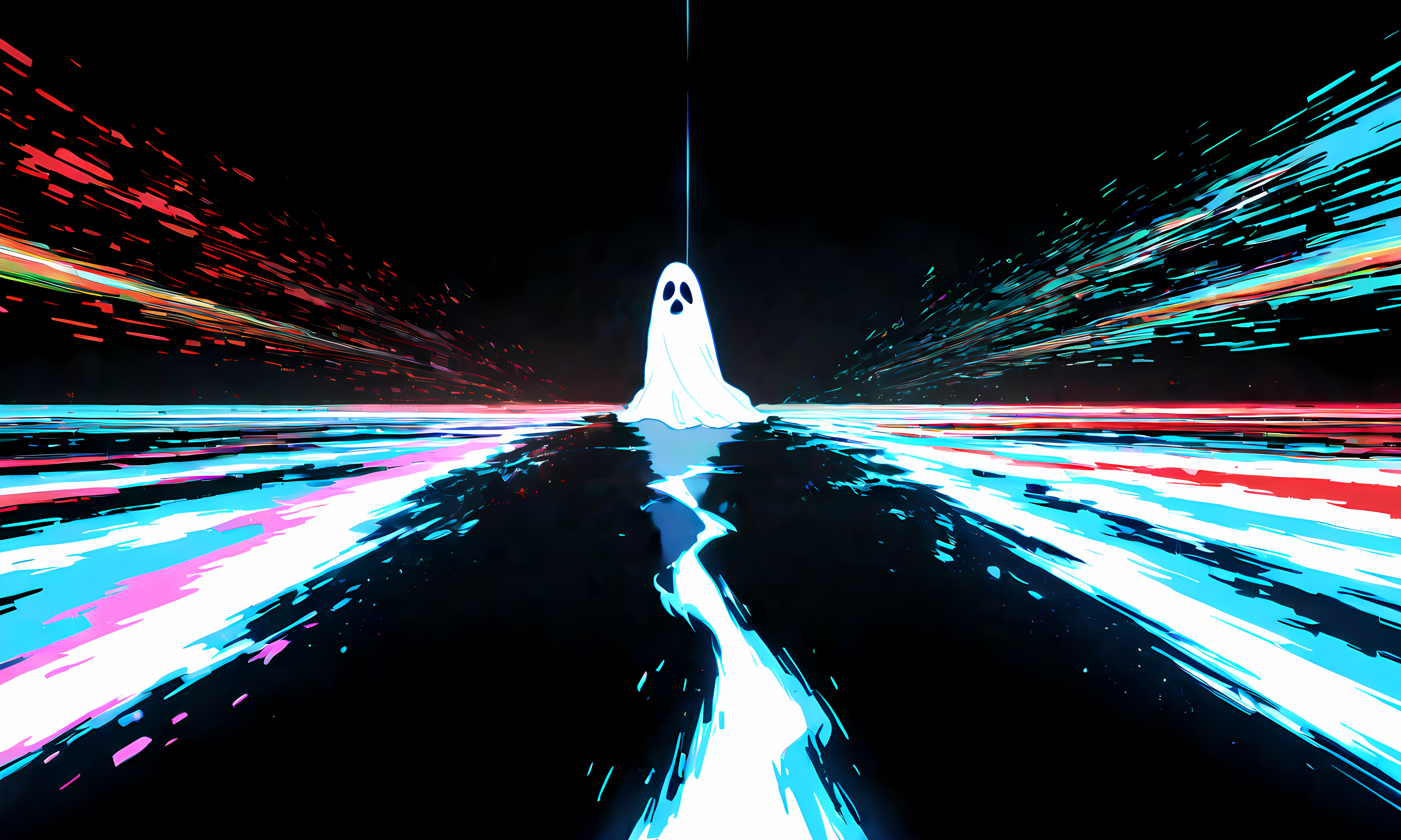 super heavy glitch deinterlaced video effect, VHS aesthetic, ghost images, tertiary high contrast color scheme, balanced composition with random spectrum pixelated splashes, hyper-detailed, cinematic lighting, 8K, ultra textural, master piece
