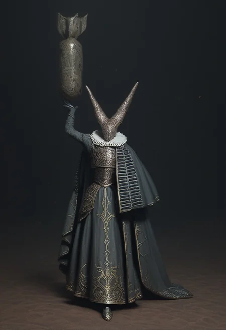 score_9, score_8_up, score_7_up, score_6_up, intricate detailed,
Albrecht
artillerywitch, helmet, neck ruff, cape, armour, 1girl, solo, one arm up, bomb shell, full body, dark background,
Victorian,