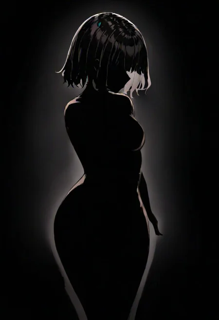 1girl, silhouette, 
masterpiece, best quality, very aesthetic, absurdres, cowboy_shot,