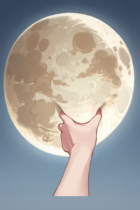 score_9, source_anime, score_7_up, (no humans, moon), <lora:sppovCheekGrabbingmemeXLPony:1> povcheekgrabbing, povthighgrabbing, povtummygrabbing