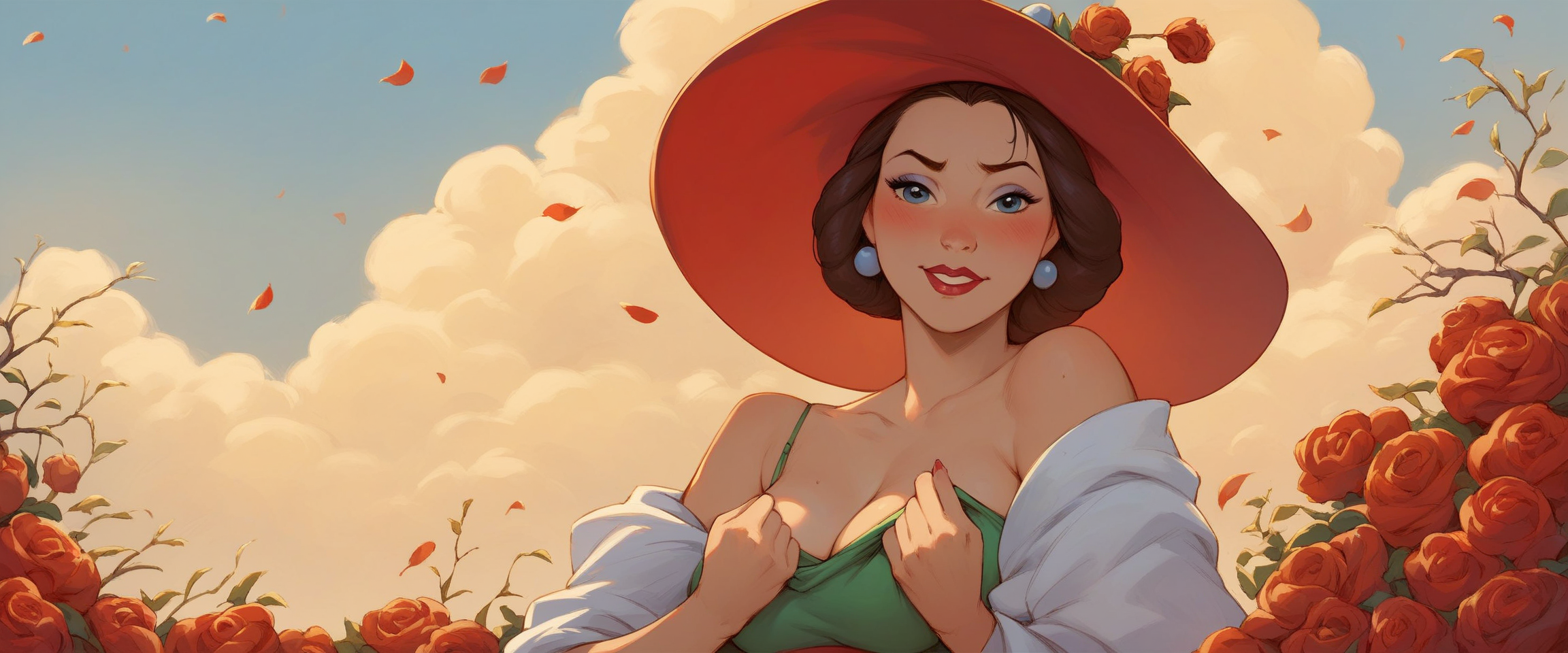 score_9, score_8_up, score_7_up,
Disney Animation, 18 year old female, blush, breasts, clothing, hair, solo, outside, detailed background,
<lora:Disney_Animation_Pony_v1:0.6> ,