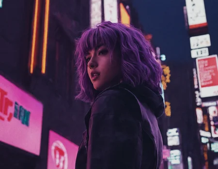 neonpunk style <lora:cwhyberponk:1>,cwhyberponk,science fiction,realistic,cyberpunk,fantasy,city,street, . cyberpunk, vaporwave, neon, vibes, vibrant, stunningly beautiful, crisp, detailed, sleek, ultramodern, magenta highlights, dark purple shadows, high contrast, cinematic, ultra detailed, intricate, professional