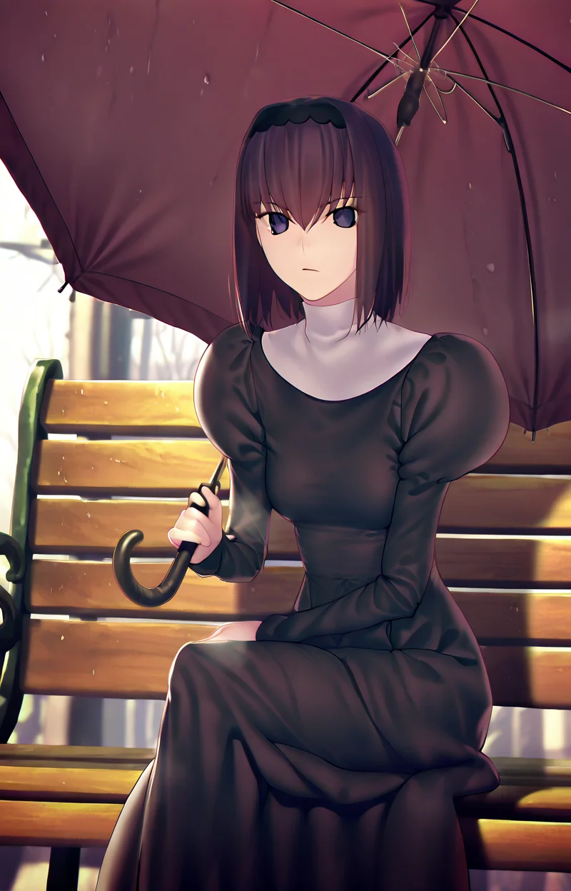1girl, solo, Kuonji ailce, sensitive, holding umbrella, looking at viewer, crossed legs, bench, masterpiece, best quality, 8k, absurdres, very aestheticmasterpiece, best quality, 8k, absurdres, very aesthetic, Koyama
<lora:Kuonji_ailcev2:0.8> <lora:Koyama_hirokazu:0.8>