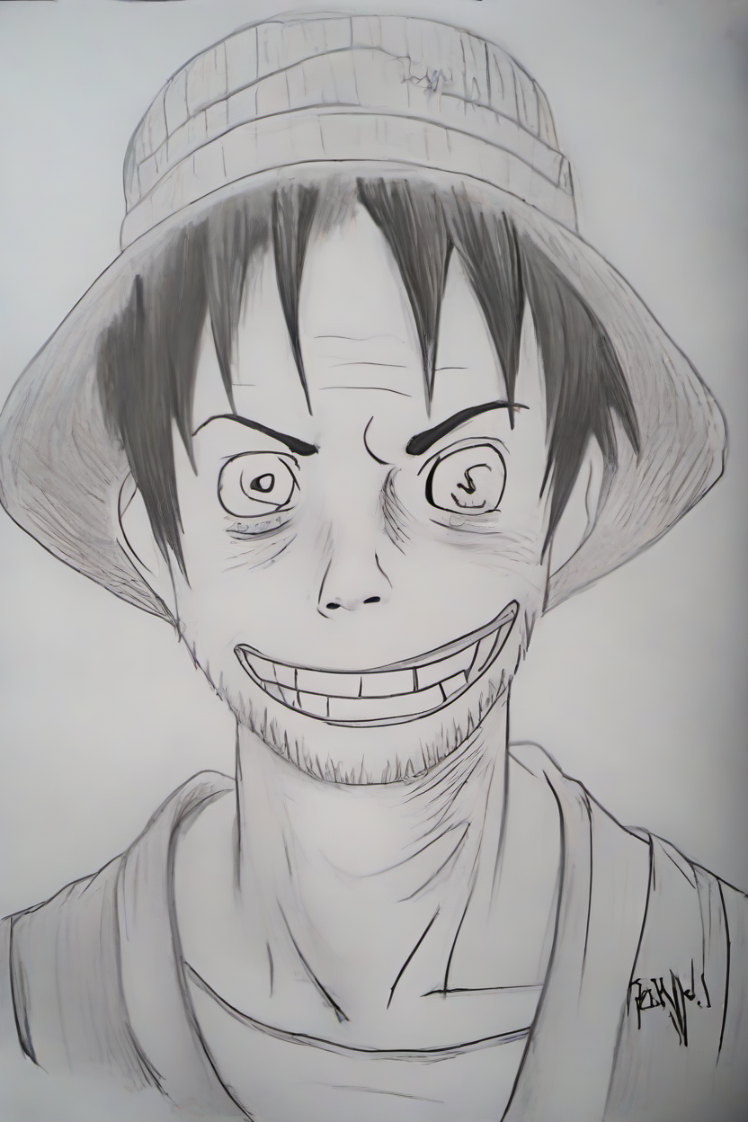 <lora:PE_TerribleFanArtV1:1> PETerribleFanArt,badly drawn,terrible drawing,ugly,creepy,
Luffy One Piece,strawhat