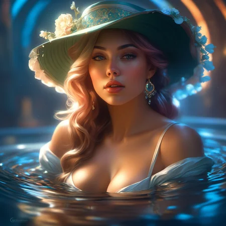waterart, water, blurry, depth of field,<lora:waterart:1>, alluring portrait, intricate, highly detailed, digital painting, artstation, concept art, naughty, sharp focus, cinematic lighting, illustration, art by artgerm and greg rutkowski, alphonse mucha, cgsociety
