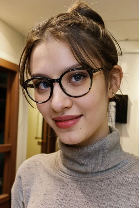 award winning photograph, masterpiece, best quality, pretty 18 year old German girl with huge erect nipples poking through a (tight white tank top), pigtails, Sexy micro thong, round glasses with metal rim, slim, smiling, white striped thigh high stockings, sneakers, no bra, cameltoe, wedgie, pantyshot, perky and pointy breasts, hard nipples, dark nipples, bumpy areolas, slim, slender, cherry red lipstick, freckles, smile, seductive smile, (looking at viewer, extremely detailed face, beautiful eyes, detailed eyes, symmetric eyes, open eyes, seductive eyes, slim face:1.3), (eyeshadow, makeup:1.1), besides a quiet lake among crags in the background, cowboy shot, perfect eyes, metal round glasses, piercings, fully coloured tattoos, perfect eyes, perfect features, pigtails, long curly blond hair, stunningly pretty, hyper realistic details, cinematic lighting, cinematic quality, sharpen, hyper realistic, ultra realistic, textured skin, remarkable detailed pupils, realistic dull skin noise, visible skin detail, skin fuzz, dry skin, bokeh, sharp focus on subject. perfect eyes, detailed eyes, eyeliner5, pokies, Fixhand