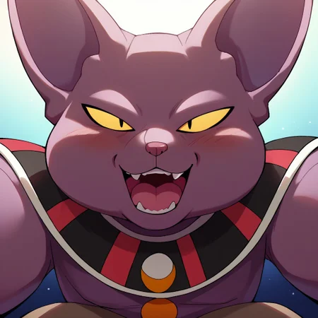 score_9, score_8_up, score_7_up, source_furry, anthro male, cat, dbschampa, POV, looking at viewer, blush, smile, open mouth, upper teeth only