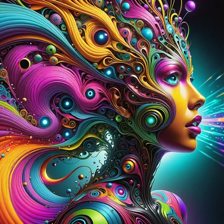 Hallucinogenic psychedelic art Dystopian , horror,DMT,LSD,A distorted perception of self, highly detailed background, 8k,Canon EOS 60D, 50.0mm, f/2.8, 1/250s, ISO 500 <lora:more_details:1.4> <lora:bigeyes-xl-v1:1.2> 16k UHD, hasselblad 100C, 50.0mm, f/2.8, 1/250s, ISO 500 <lora:DonMW15pXL:0.8> DonMW15pXL, the head of a DonMW15pXL, the head of a,