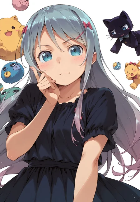 score_9, score_8_up, score_7_up, source_anime, 1girl, solo, kanzaki, kirino, sagiri, luna, ruri, ayase, miku, elf