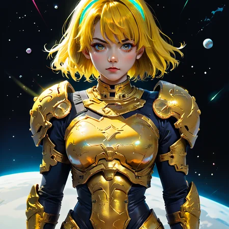 score_9.score_8_up,score_7_up,source_anime,
<lora:Space_clothes-pony-8:0.6> ,
space_space,
1girl,solo,golden yellow hair,space armor,shoulder armor,futuristic,neon lines glow,