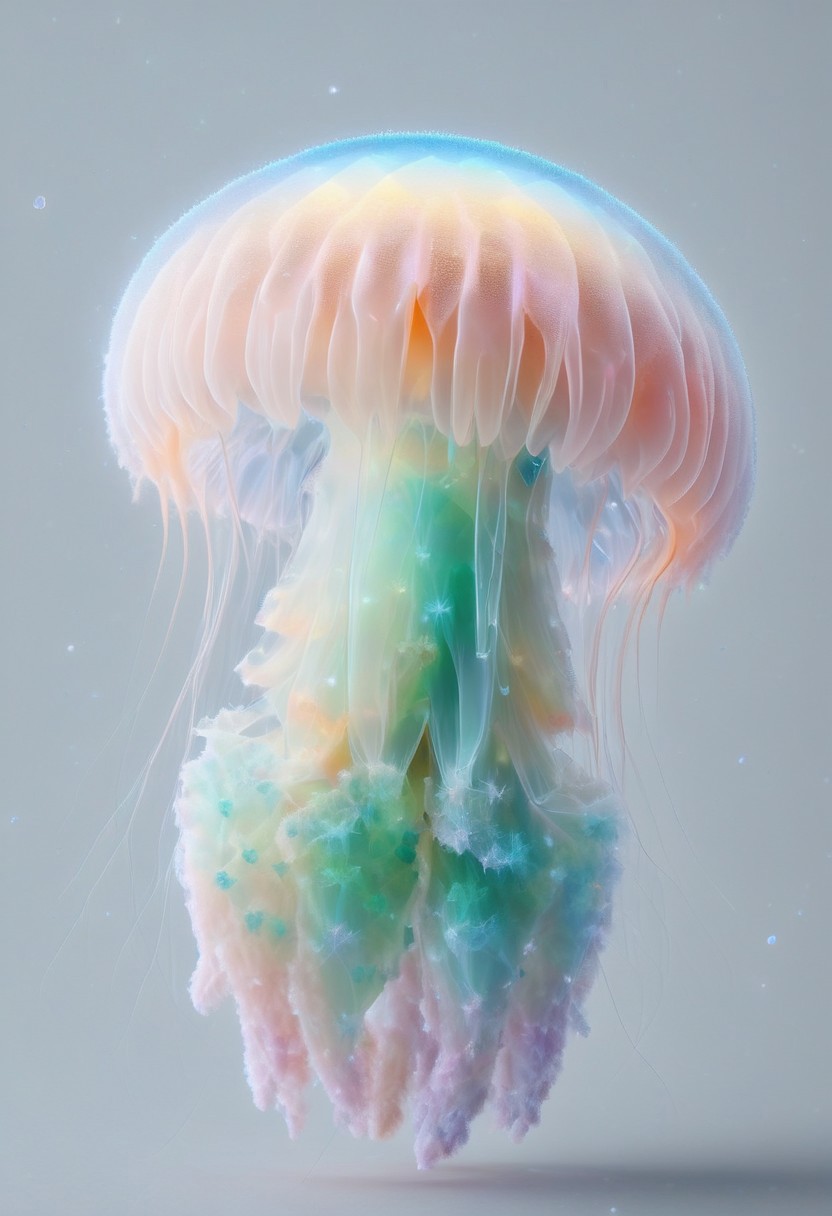 (Jellyfish:2.5),( Light colors:2.5),( Transparent:2.5),( Glass:2.5),( Crystal:2.5),( Small:2.5)