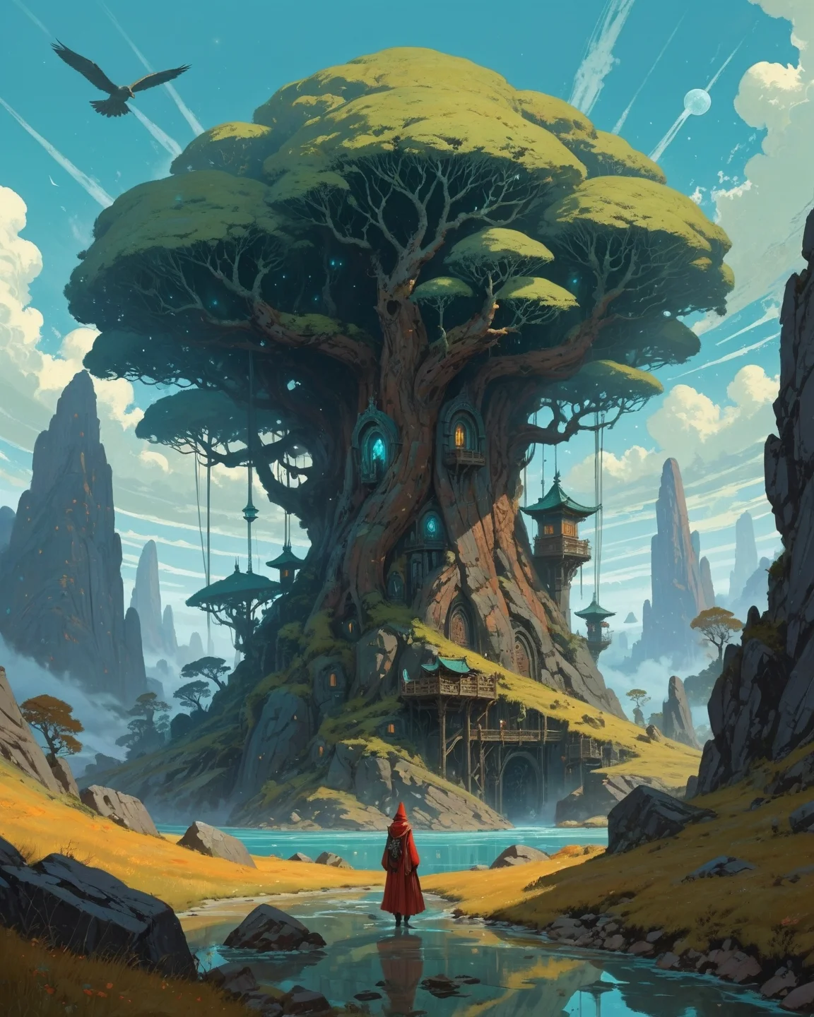 ethereal fantasy concept art of ethereal fantasy concept art of anime artwork Art painting by Simon Stålenhag and Jeremy Lipking and Victo Ngai, ,, hurricane-sculpted stone forests where petrified wood spires hum wind hymns, their crevices inhabited by hurricane-seed merchants,haunted vales where wailing banshee covens perform death operas, the air heavy with soul residue that crystallizes into psychic amplifiers,
<lora:iLLMythG0thicL1nes:0.7> G0thicL1nes,
<lora:extremely_detailed:0.7> extremely detailed ,
<lora:add-detail-xl:0.7>,
<lora:softdigital2x2:0.15>,
<lora:EpicF4nta5yXL:0.3>, . anime style, key visual, vibrant, studio anime, highly detailed . magnificent, celestial, ethereal, painterly, epic, majestic, magical, fantasy art, cover art, dreamy, magnificent, celestial, ethereal, painterly, epic, majestic, magical, fantasy art, cover art, dreamy