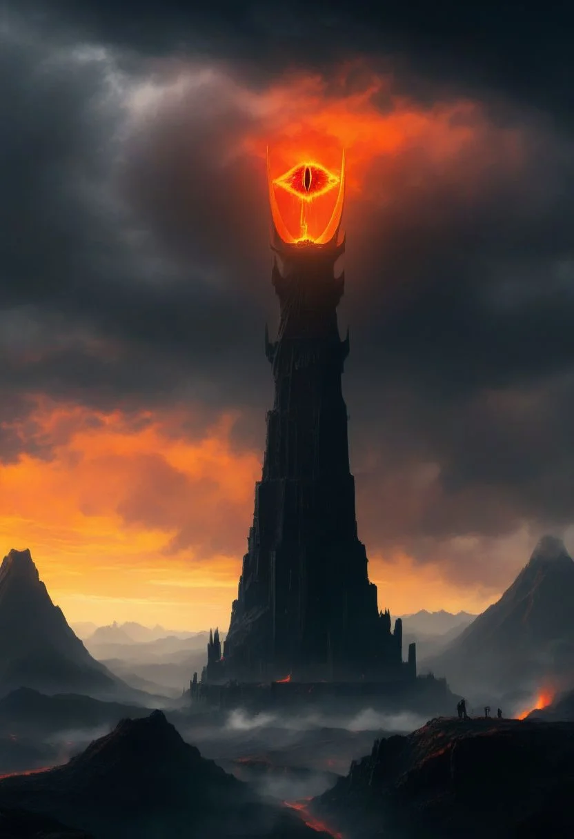 ((masterpiece, best quality)), high resolution, highly detailed, 32k picture, realistic, professional photo,
cinematic, movie poster, warm colors, SauronsTower, cloud, cloudy sky, mountain range, volcano,