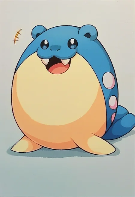 score_9, score_8_up, score_7_up, source_anime BREAK  <lora:zs_FE9PortraitsXL:1>, fe9portraits, solo, cowboy shot, simple background,  <lora:Spheal-pdxl_Fp:1>, sphealpk, pokemon \(creature\), fang,