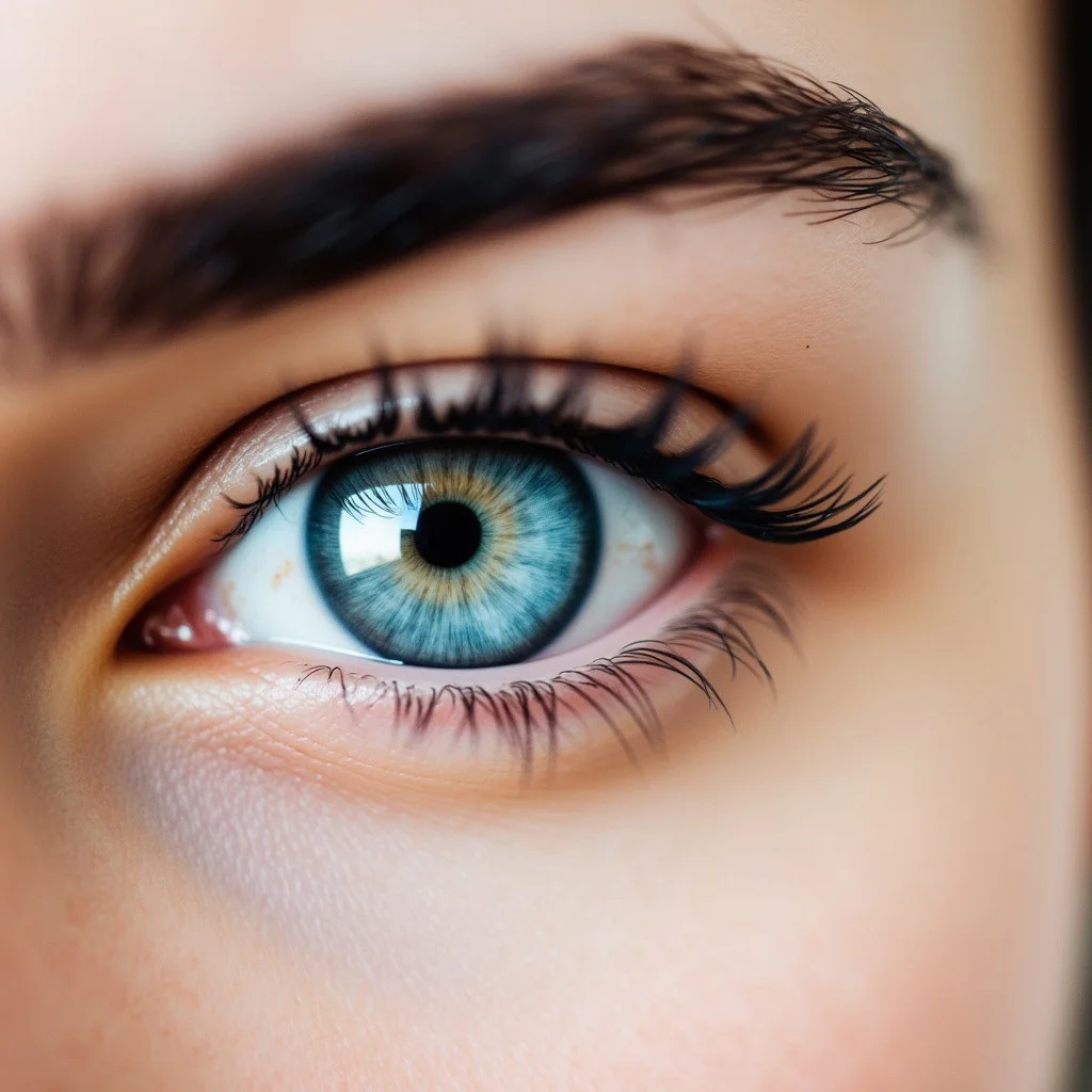 eye focus, solo, close-up, blurry, 1girl, eyelashes, depth of field, eye focus, solo, close-up, blurry, 1girl, eyelashes, depth of field
This is a high-resolution photograph focusing on a close-up view of a single eye, specifically the right eye, of a person. The image is taken from a side angle, capturing the eye and part of the forehead. The eye is a striking blue-gray color with a clear, shiny appearance, indicating it is well-moisturized and healthy. The eyelid is slightly raised, revealing the natural curve of the lower lash line.
The image is a high-resolution photograph focusing closely on a single eye and part of the surrounding facial area. The eye is open, showcasing a clear, light blue iris with a subtle hint of green in the center. The eyelid has a smooth, slightly glossy texture, likely due to moisturizer or makeup, and it's a light, natural skin tone. The eyebrow is meticulously groomed with a dark, well-defined shape, featuring a thick, well-placed arch.