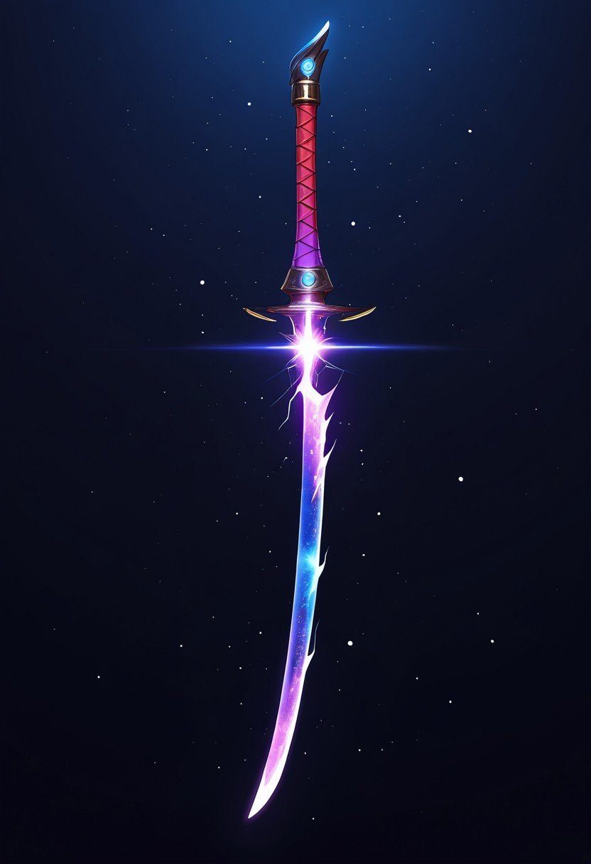 MASTERPIECE, AMAZING QUALITY, NO HUMANS, G0DSW0RD, COSMIC KATANA