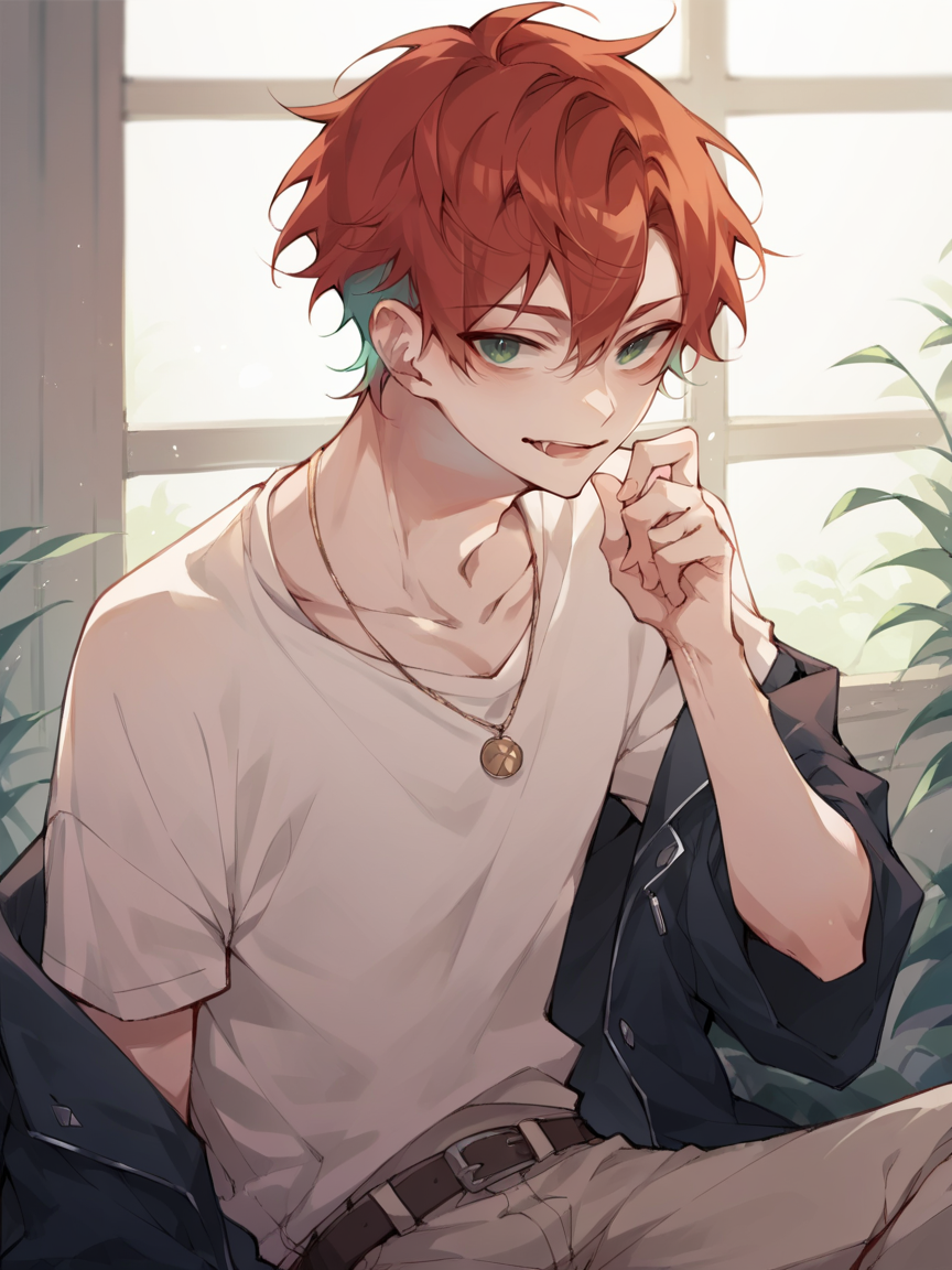 score_9, score_8_up, score_7_up, score_6_up, score_5_up,  <lora:ch33s3XLP:1> ch33s3, 1boy,