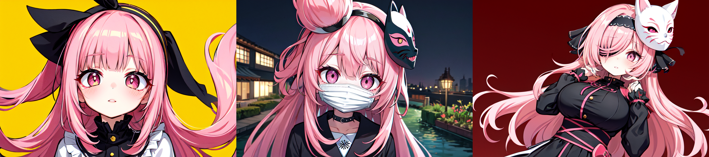 highly insanely detailed, masterpiece, top quality, best quality, highres, 4k, 8k, RAW photo, (very aesthetic, beautiful and aesthetic), 
__lazy-wildcards/cosplay-char/tenkuu_shinpan/yayoi_kusakabe/prompts__, 
<lora:Yayoi_Kusakabe:0>, 
(1girl:1.3), 1other, 
__lazy-wildcards/dataset/background__,âââ