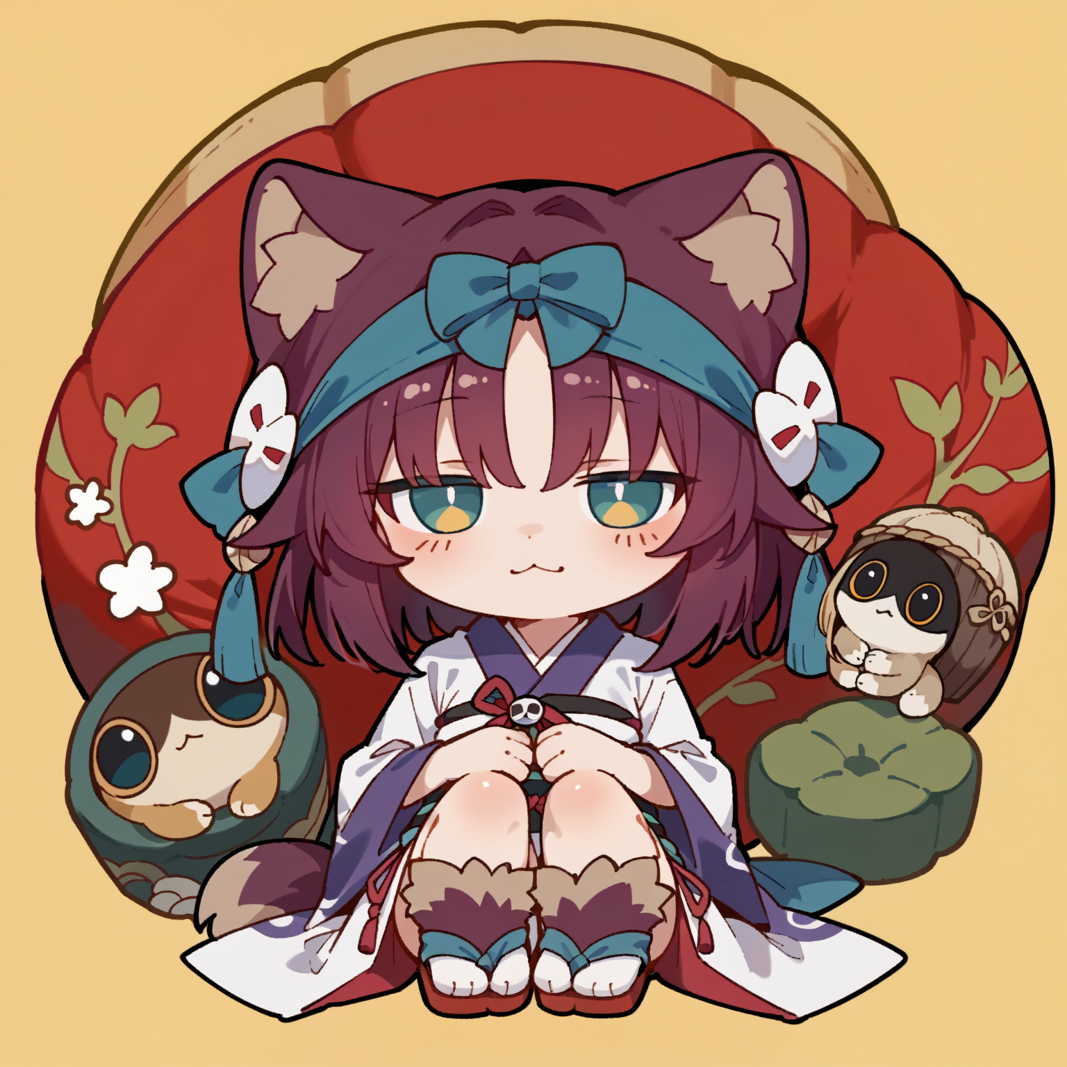 score_9, score_8_up, score_7_up, <lora:critterPickHonkaiStar_v10:1> hcrpick, animal, chibi, 1girl, Kamaitachi, animal ears, animal legs, thighhigh fur, tabi foot
<lora:V5.1_retrain:0.7>