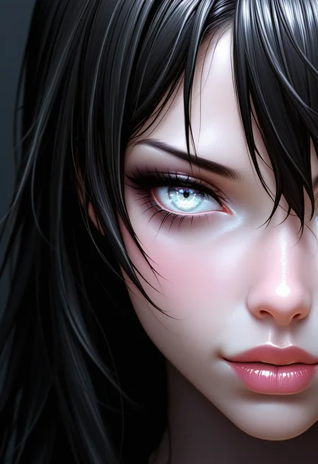 masterpiece, UHD, 8K, high res, high detailed, best quality, amazing quality, aidmafluxpro1.1, close up, in the dark, epiCRealism, 
BREAK
1girl, Himari & Komari from Sei Dorei Gakuen 2, tsurime, 
bREAK
portrait
BREAK
<lora:aidmaFLuxPro1.1_v0.3_IL:1>