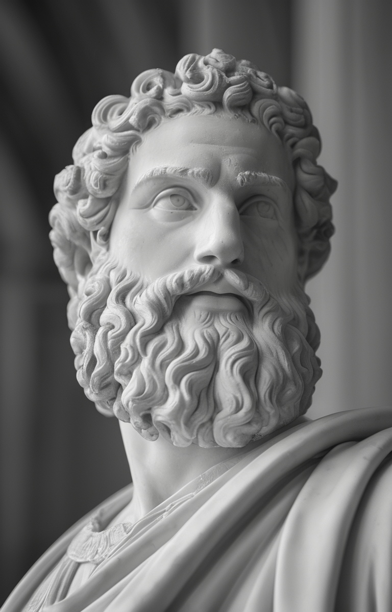 masterpiece,best quality,<lora:tbh59-sdxl:0.75>,illustration,A gypsum sculpture style, portrait of noble man
