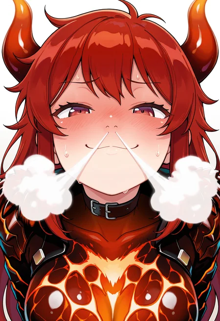 1girl, dola \(nijisanji\), nijisanji,solo,nose vapor,
,
upper body, ,
, nostrils,  ,
smug,doyagao, ,
sweat,blush,full-face blush,arms behind back, ,
masterpiece,best quality,amazing quality,very aesthetic,absurdres,newest,
<lora:StS-Illustrious-Detail-Slider-v1.0:1.5>,<lora:reduce_wrinkles_illstriouosv0.1_ADDifT_2_in_1_v1.2:0.8>,<lora:99coins_nose_vapor_IL_v6_06:0.8>,