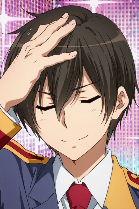 shiny skin, posing,
<lora:amabri.il:1.0>,
amabri,
seiya,
closed eyes, glitter, sparkle, hand to forehead, smile,