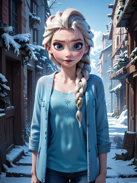 score_9, score_8_up, score_7_up, 1girl, solo, looking at the viewer,
elsa in casual outfit
 <lora:princess_rc_pony_v2:0.8>