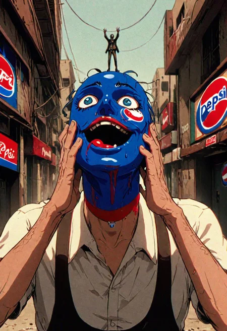 A man in a pepsi ad
