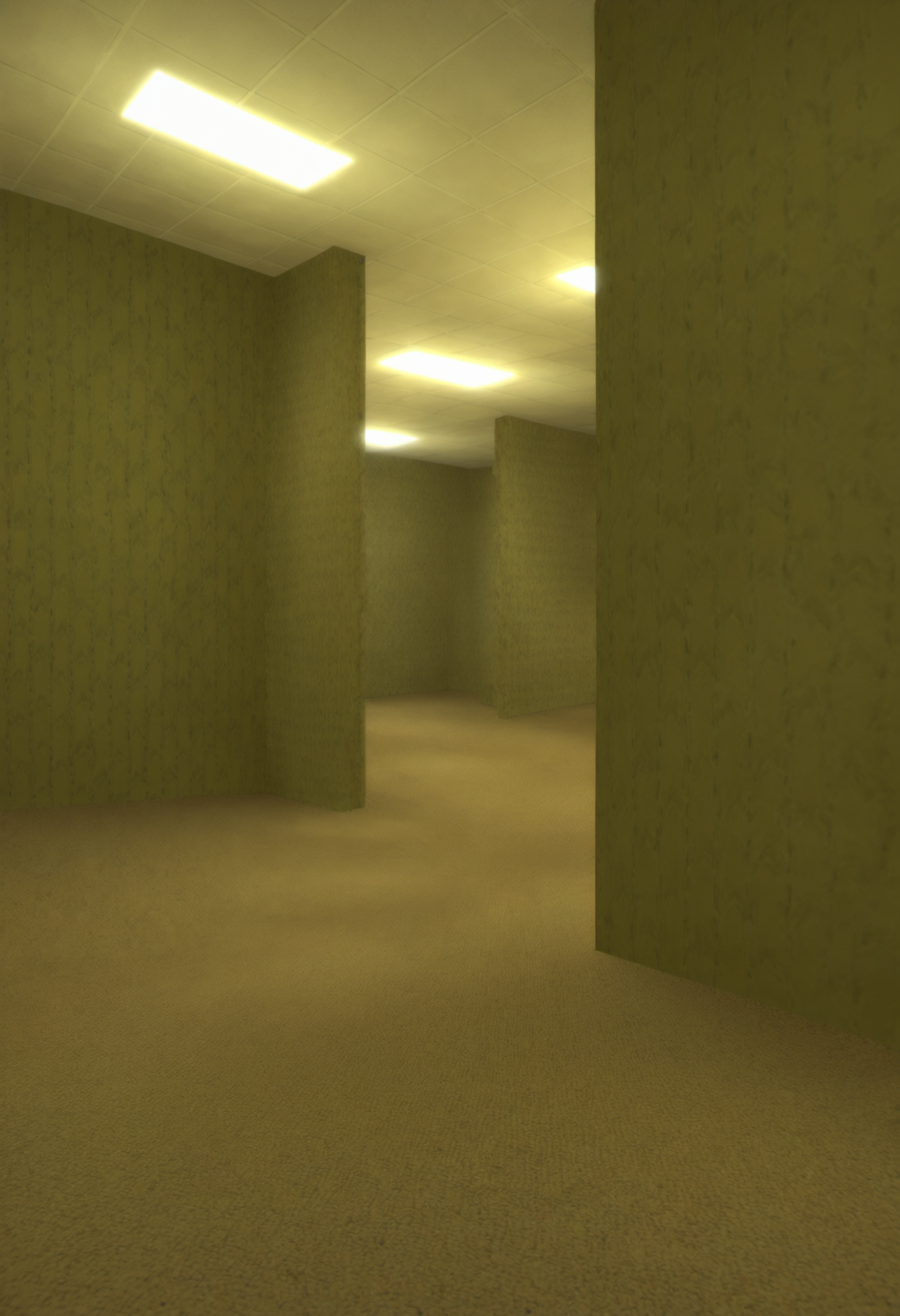score_9, score_8_up, score_7_up, score_6_up, source anime
BREAK
backrooms, backrooms \(creepypasta\), brown carpet floor, yellow wall, argyle wall, tile ceiling, ceiling light, indoors, scenery, no humans, empty space  <lora:[Backrooms] Backrooms Style Background_epoch_10:1>